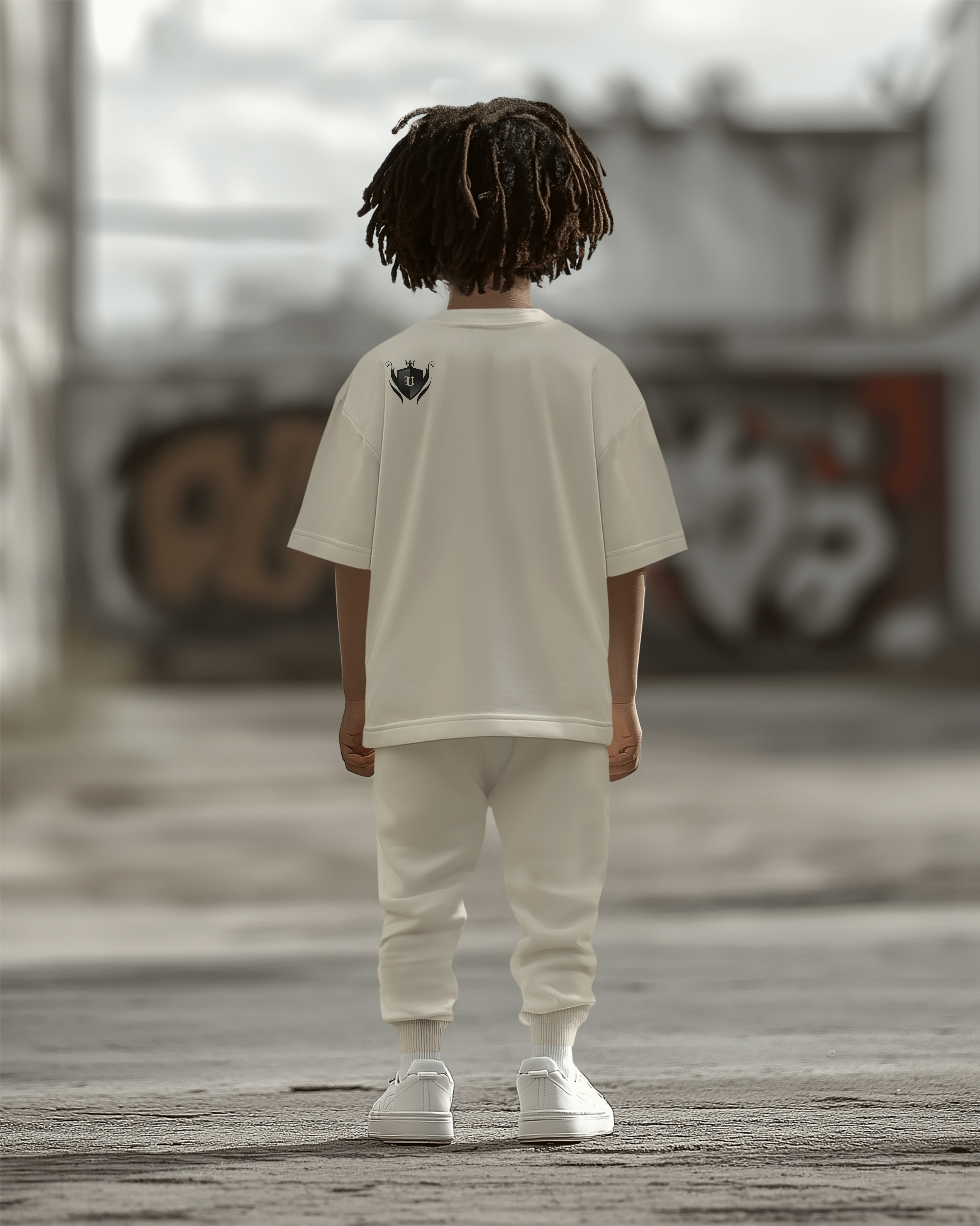 KIDS GRAFITTI TAN SHIRT