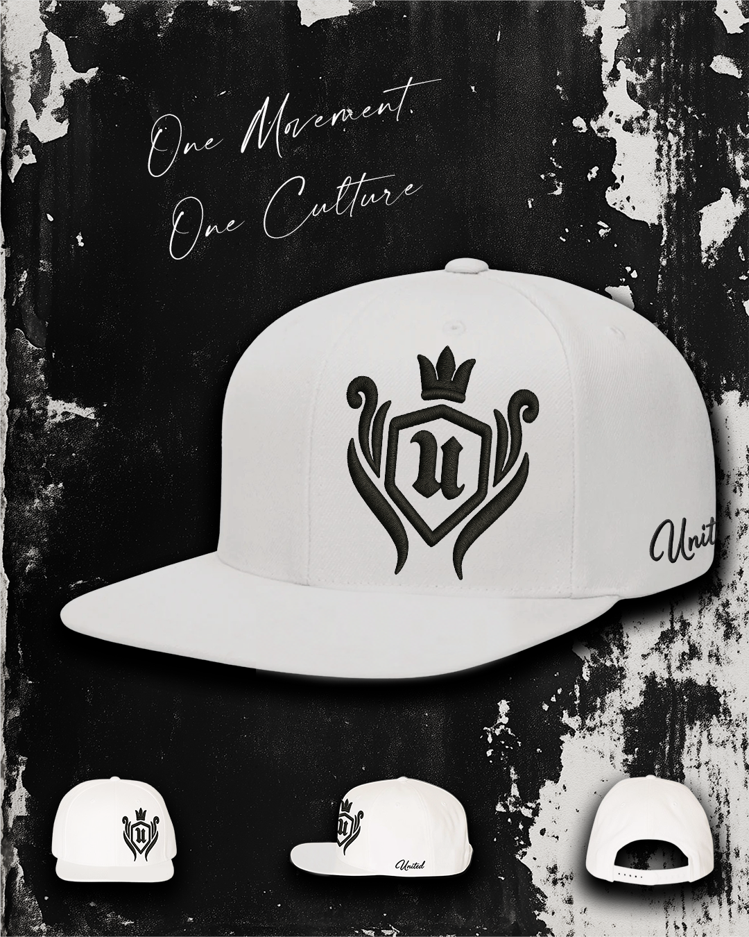 WHITE SNAPBACK HAT