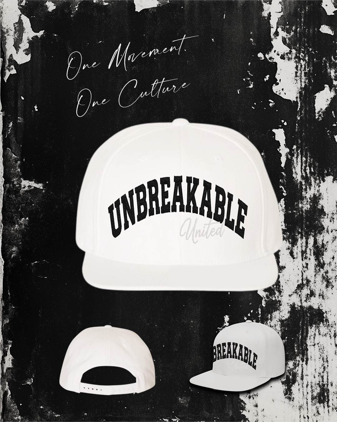 WHITE VARSITY HAT